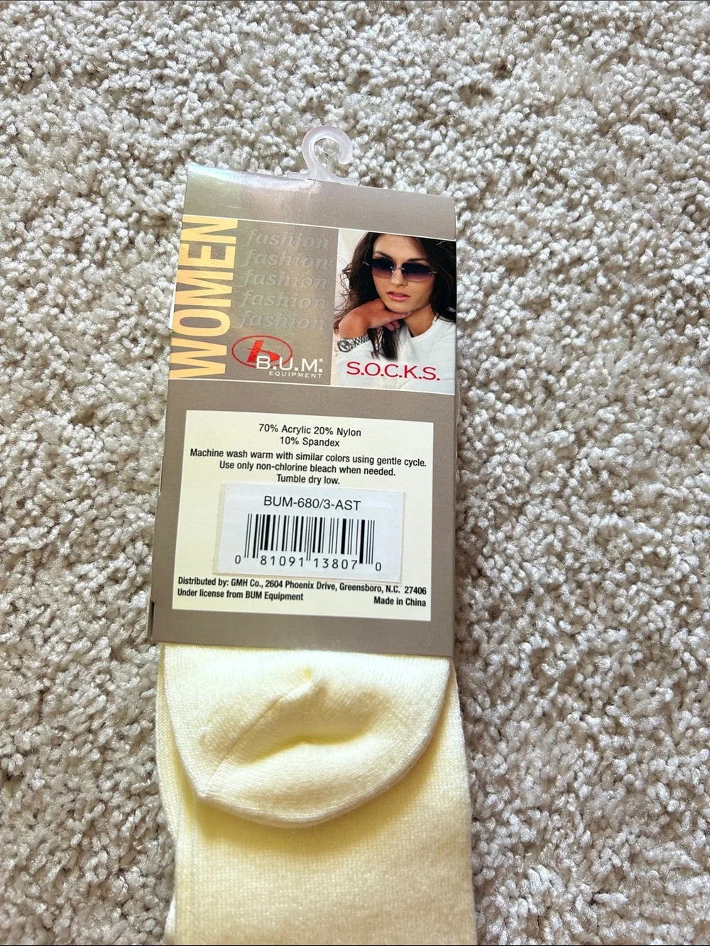 B. U. M. Cream Crew Socks - Women's Pack